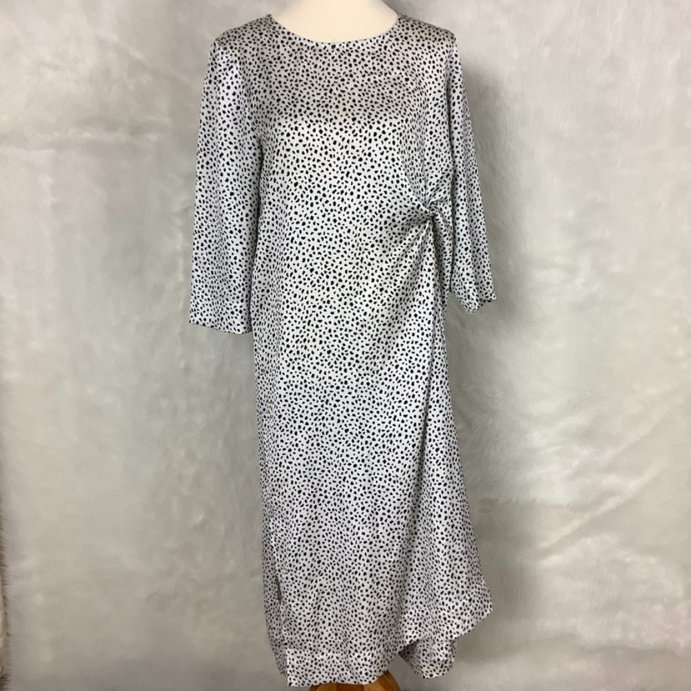 Hatch Maternity The Lauren Dress White Cheetah M